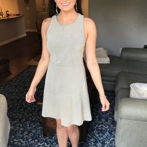 Loft Black & White Knit Dress